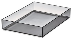 Organizator de baie negru mat pentru cosmetice din plastic reciclat – iDesign