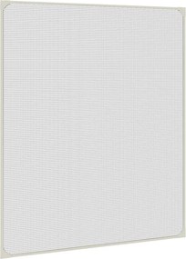 vidaXL Plasă insecte magnetică pentru ferestre, alb, 100x120 cm