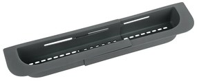 Scurgător telescopic pentru chiuvetă gri din plastic 49,5x8,5 cm Fino – Wenko