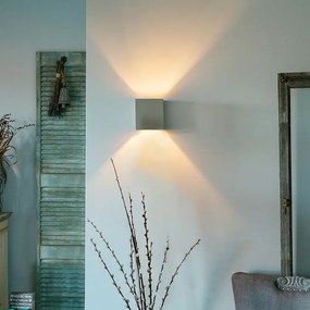 Aplică pătrată rustică din beton - Alban