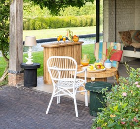Masuta de cafea, din rattan, Barbade
