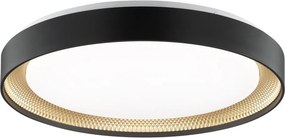 Brilliant - Plafonieră LED dimabilă WALDO LED/36W/230V, negru/auriu + telecomandă