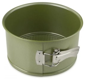 Forma de copt cu fund detasabil Zenker 7458, Rotunda, 18 x 10 cm, Acoperire ILAG Maximizing Green, Verde