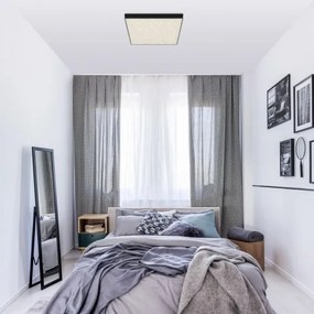 Plafonieră LED Briloner 7078-415 STAR SKY LED/21W/230V 28x28 cm negru