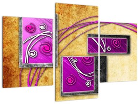 Tablou abstracție (90x60 cm)