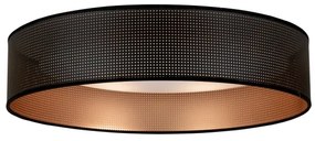 Plafonieră LED Duolla ROLLER LED/24W/230V d. 45 cm negru/cupru