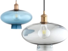 Lustra/pendul design decorativ TRESCO cupru/fumuriu