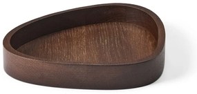 Cutie de depozitare maro din lemn, decorativă 18x16x3 cm Curve M – LIND DNA