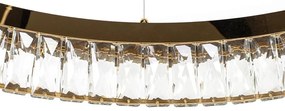 Lustra suspendata LED, Metal, Sticla, SAYOV 100 auriu