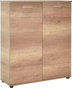 Pantofar Adore Elegance, 2 usi, 5 rafturi, capacitate 24 perechi incaltaminte, Alb - Natur, 91x108x35 cm