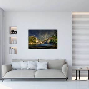 Tablou peisajului cu lac (90x60 cm)