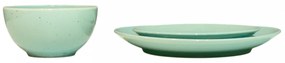 Set Farfurii 3 piese Mineral Aquamarine ( 1 Farfurie 26cm, 1 Farfurie 20cm, 1 Bol 480ml)