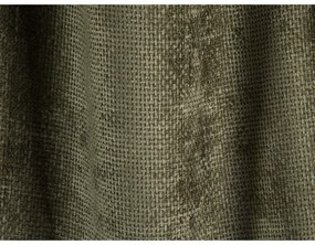 Colțar verde cu tapițerie din chenille (cu colț pe partea dreaptă/în formă de "U") Treno – Cosmopolitan Design