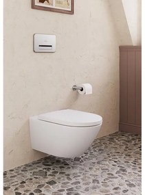 Capac vas WC Villeroy &amp; Boch, Subway 3.0, antibac, soft close, quick release, alb, 8M42S1T1