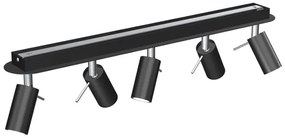 Spot PRESTON 5xGU10/40W/230V negru