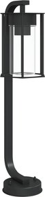 vidaXL Lampă exterioară de podea, negru, 60 cm, oțel inoxidabil