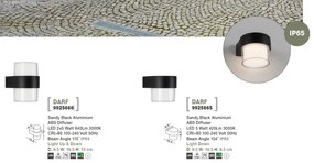 Aplica LED moderna de exterior cu iluminat ambiental IP65 DARF I