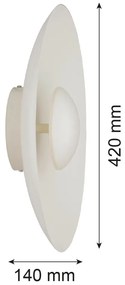 Aplica LED lumina ambientala BOLTON 8863 alb crem