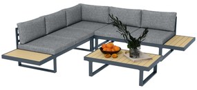 Outsunny Set de Conversatie din 4 Piese pentru Terasa | Aosom Romania