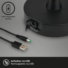 Lampă LED reîncărcabilă dimabilă de exterior Brilo LED/3W/5V IP44 2000 mAh