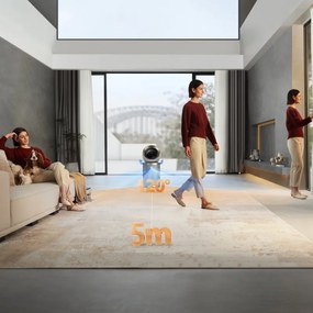 Purificator de aer Dreame AirPursue PM20 CVF14A, 48 m², funcții automate, încălzire, sterilizare cu plasmă și UVC, TVOC, LCD, HEPA, alb/bronz