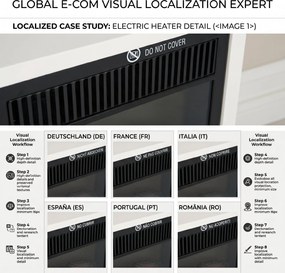 HOMCOM Șemineu Electric de Podea cu Efect de Flacără, Putere Reglabilă 600/1200W, Acoperire 10-15m², Alb | Aosom Romania