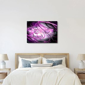 Tabloul cu abstracție frumoasă în violet (70x50 cm)