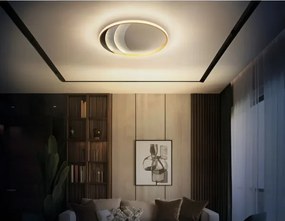 Globo 48493-40 - Plafonieră LED CONSTANCE LED/40W/230V, Ø 52 cm, auriu