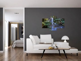 Tablou cu pădurea ploilor din Austalia (90x60 cm)