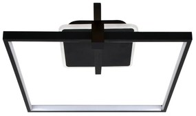 Lustra LED Cu Telecomanda, 3 Tipuri De Lumina, 55W, Negru