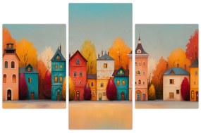 Tablou - Sat de toamnă (90x60 cm)