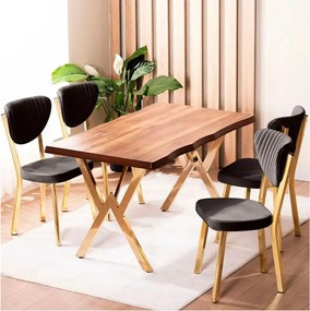 Masă de bucatarie Barton Alba din MDF