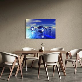 Tablou cu abstracție - apa (90x60 cm)