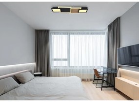 Plafoniera LED design indistrial Caroline negru