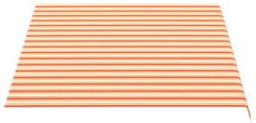 Panza de rezerva copertina, galben si portocaliu, 3,5x2,5 m yellow and orange, 350 x 250 cm