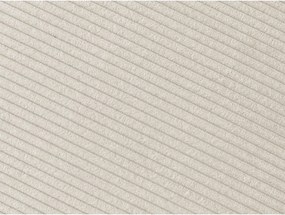 Canapea bej cu tapițerie din catifea reiată 242 cm Giorgia – Bobochic Paris