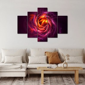 Tabloul cu abstracțiune modernă care luminează (150x105 cm)