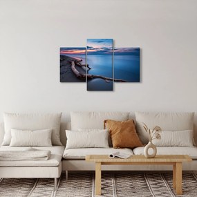 Tablou cu plaja în apus de soare (90x60 cm)
