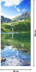 Fototapet pentru ușă - Lac în Munții Tatra (95x205cm)