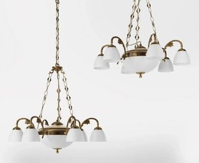 Candelabru din alama stil Art Nouveau Beatrice