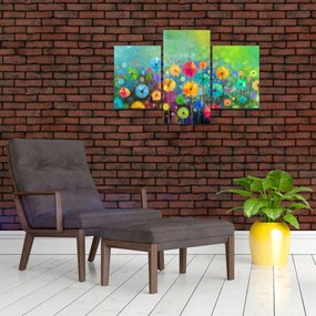 Tablou - Flori abstract (90x60 cm)