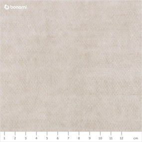 Pat matrimonial bej tapițat cu spațiu de depozitare și somieră 180x200 cm Jade – Bobochic Paris