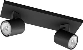 Philips - Spot LED RGBW reglabil RUNNER 2xGU10/6,5W/230V negru