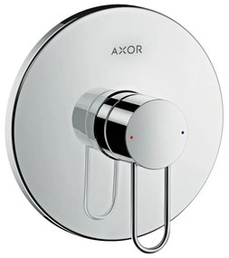 Baterie dus Hansgrohe Axor Uno incastrata pentru corp ingropat, crom lucios, levier lung Levier lung