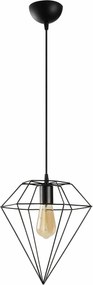 Lustra ELMAS 6286, negru, metal, 30x42-128 cm