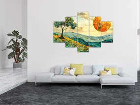 Tablou - Ilustrație peisaj (150x105 cm)