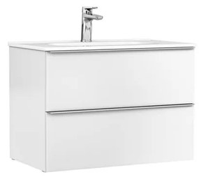 DULAP SHONA 80X56X45.2 CM PENTRU LAVOAR, DOUA SERTARE, ALB MAT Alb mat, 800x460 mm