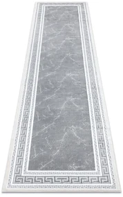 Modern GLOSS covor, traversa 2813 27 stilat, cadru, grecesc gri - SECUNDAR-COTATI PRODUSUL