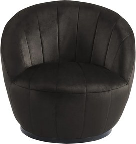 Fotoliu Rotativ – Design Modern și Confortabil, Material Textil, stofă Monolith Maro Inchis