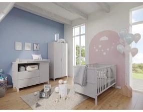 Pătuț crem din lemn masiv 70x140 cm Alkmaar – Germania